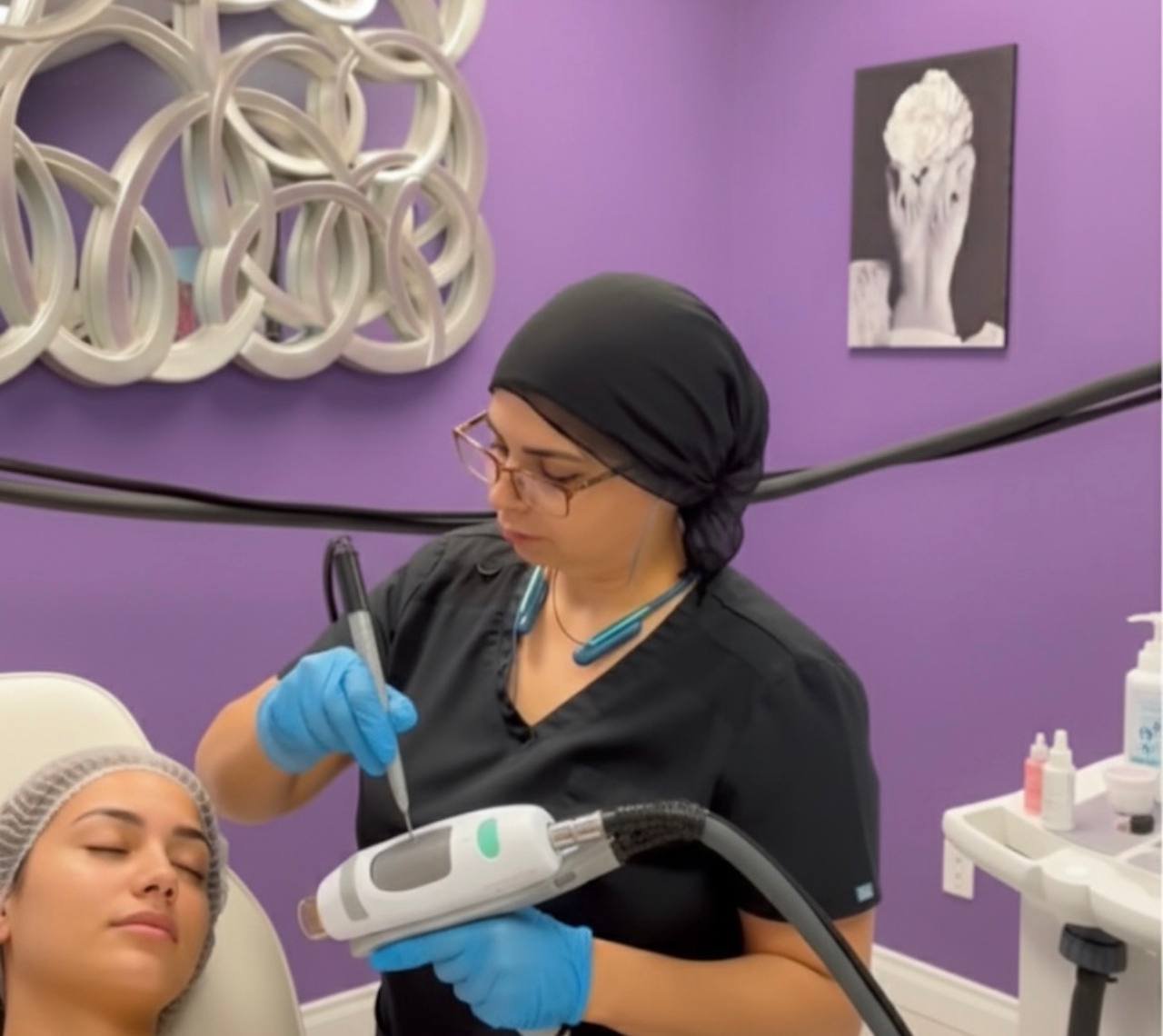 Carbon laser peel facial treatment — professional skin rejuvenation at American Laser Plus Michigan